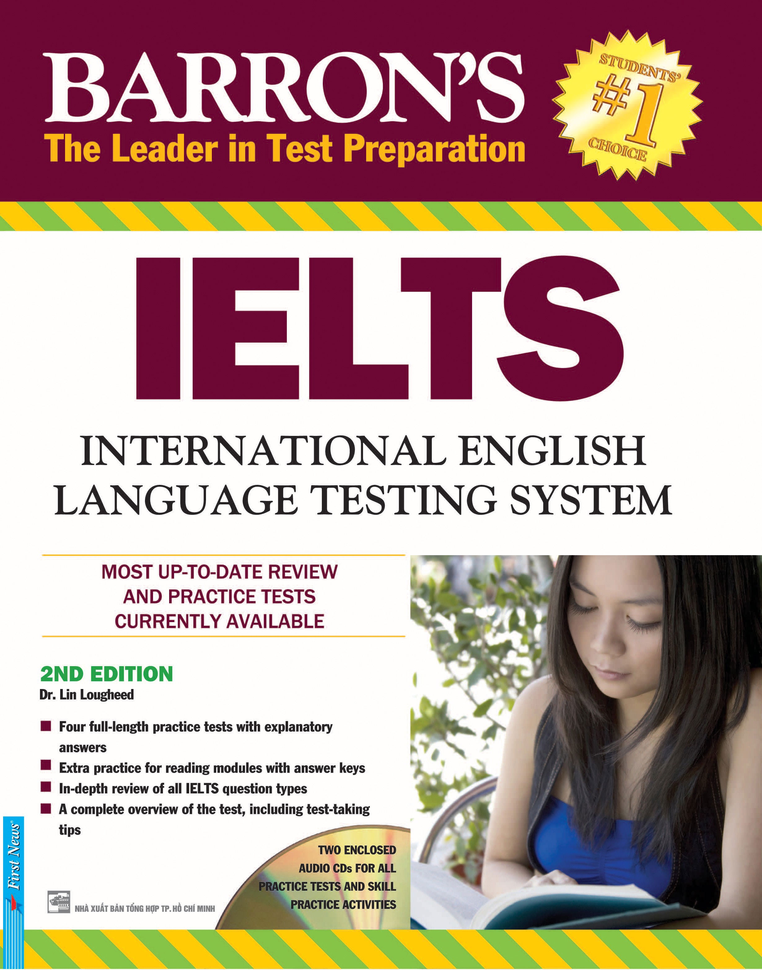 barron's ielts international english (2nd edition)+2cd (tái bản 2018)