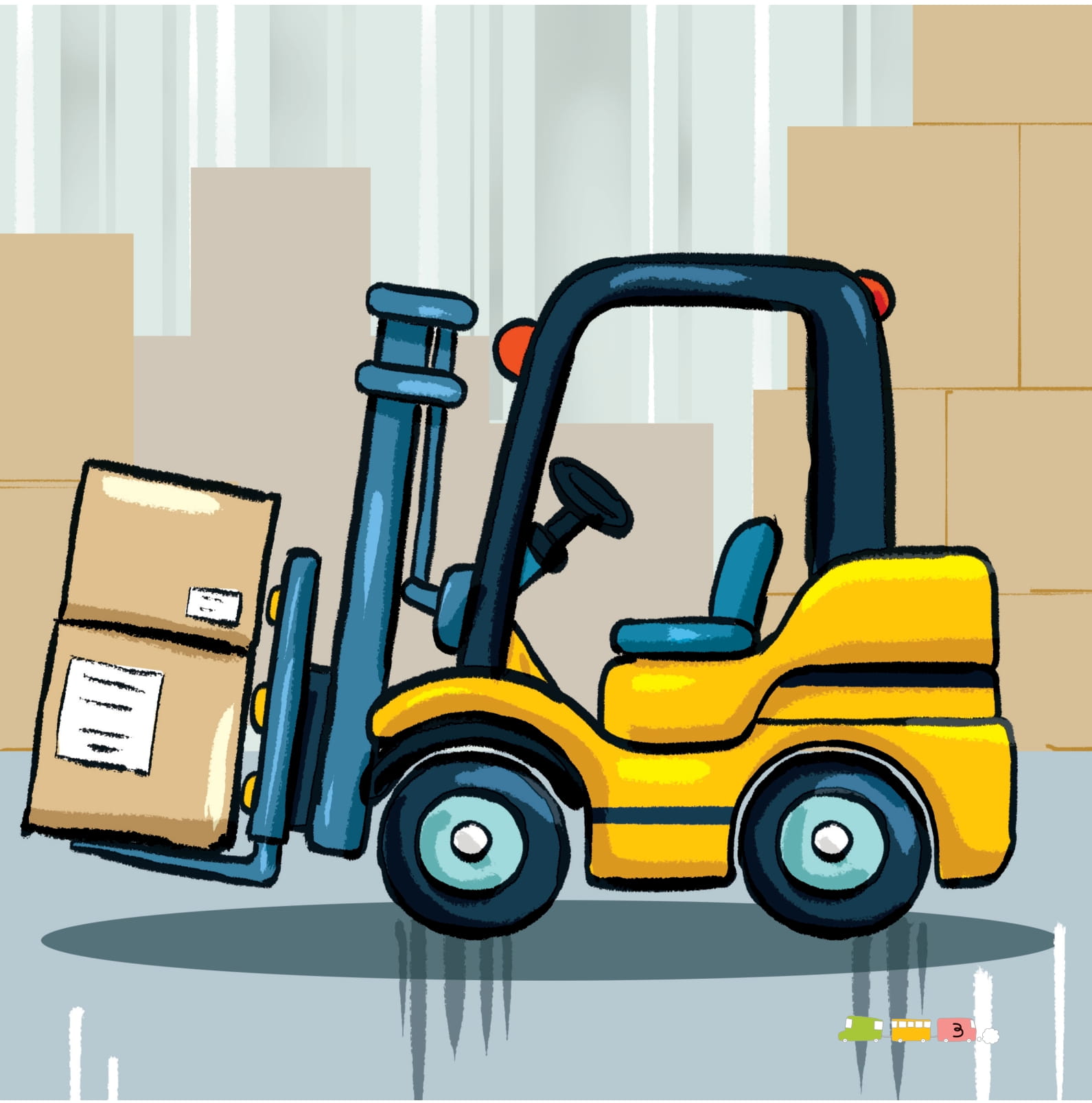 bé học nói qua thơ - những chiếc xe chăm chỉ - Ảnh 4