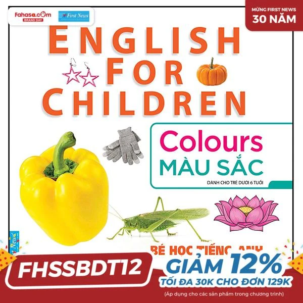 bé học tiếng anh qua hình ảnh - english for children - màu sắc - colours