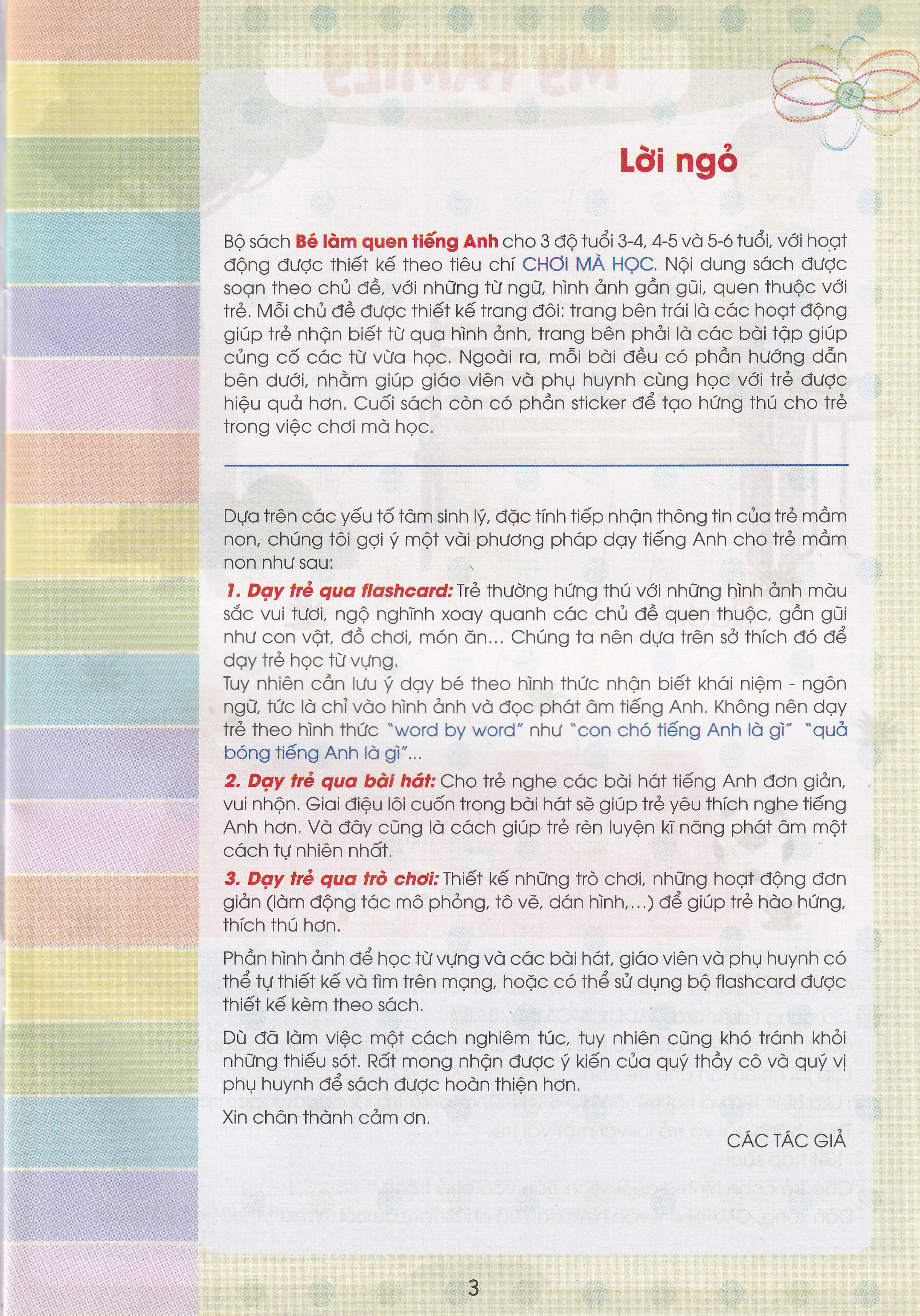 Bé Làm Quen Tiếng Anh (3-4 Tuổi) - Ảnh 3