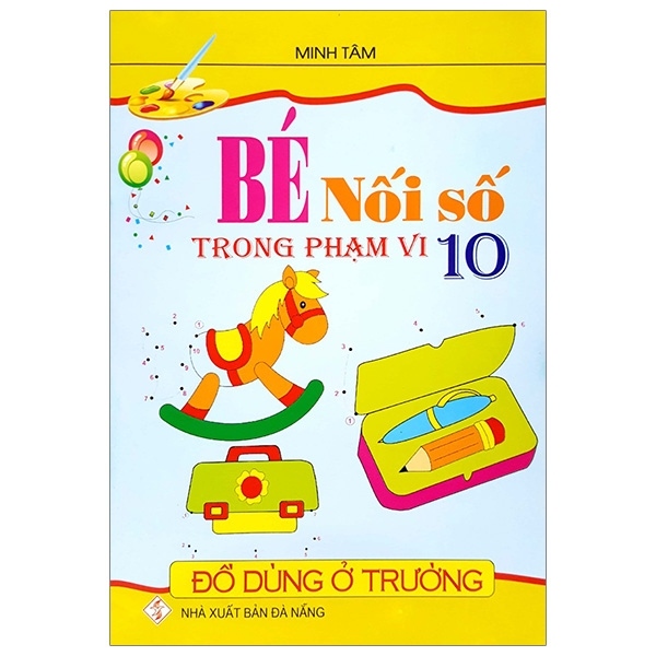 bé nối số trong phạm vi 10 - đồ dùng ở trường