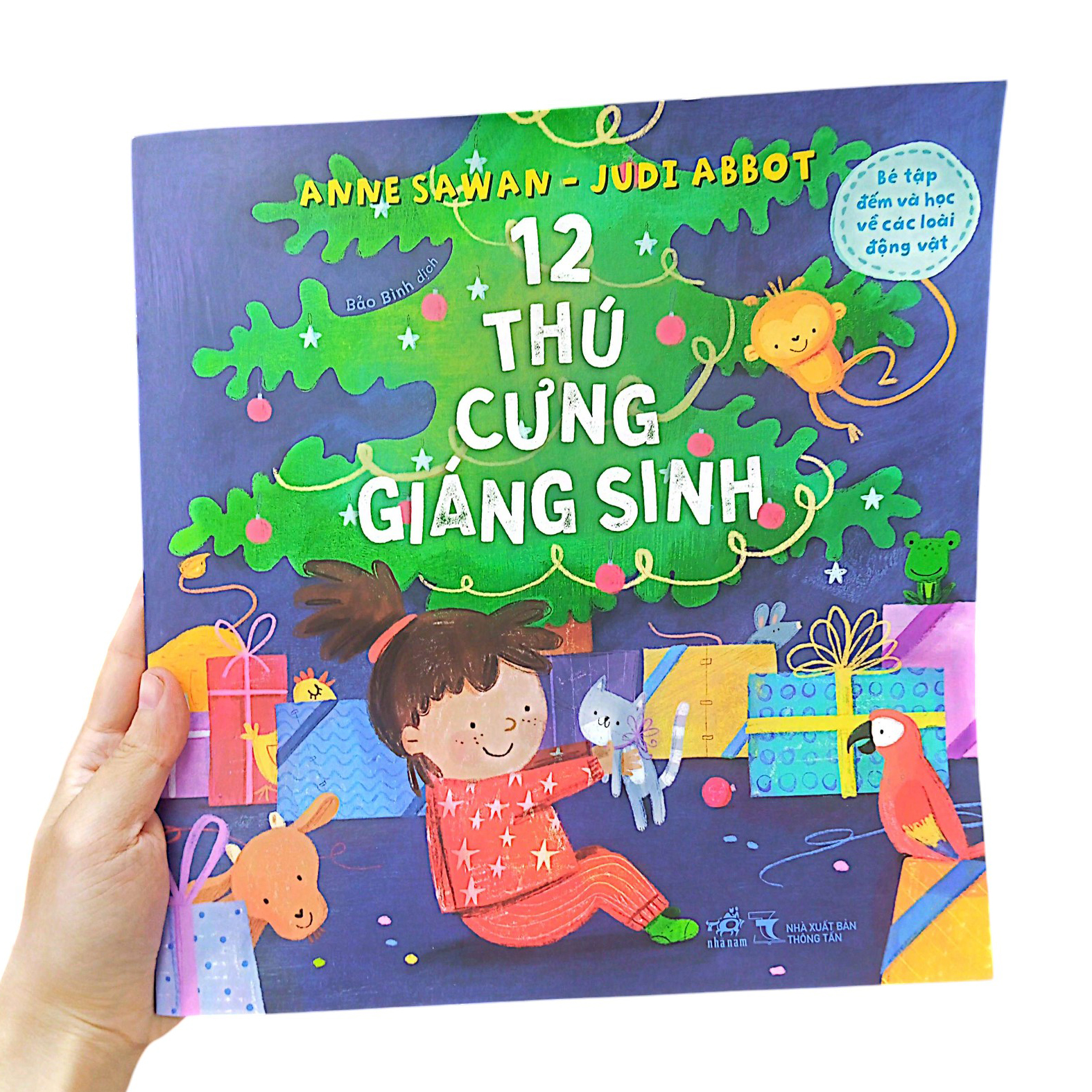 bé tập đếm và học về các loài động vật - 12 thú cưng giáng sinh - Ảnh 8