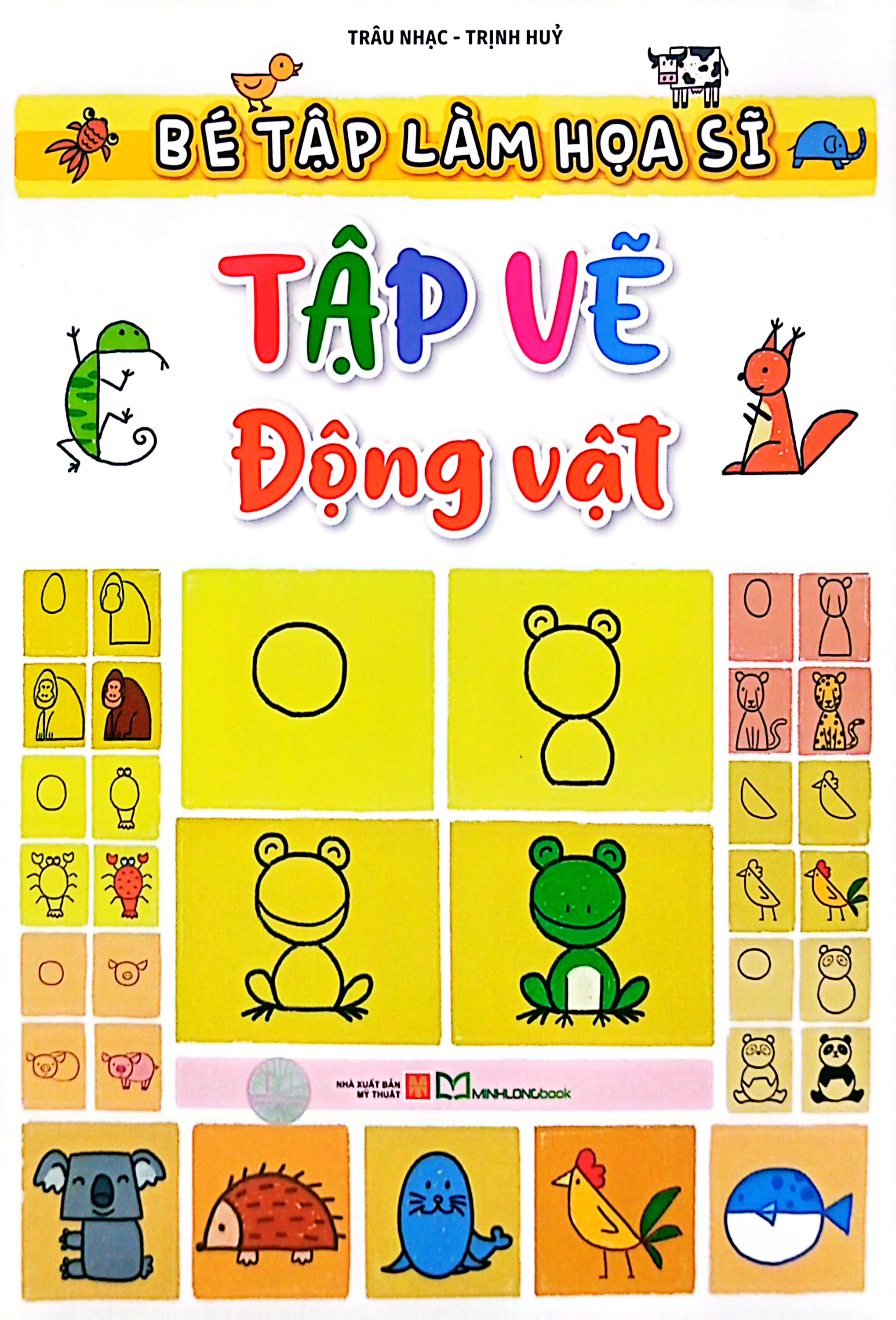 bé tập làm họa sĩ - tập vẽ động vật - Ảnh 2