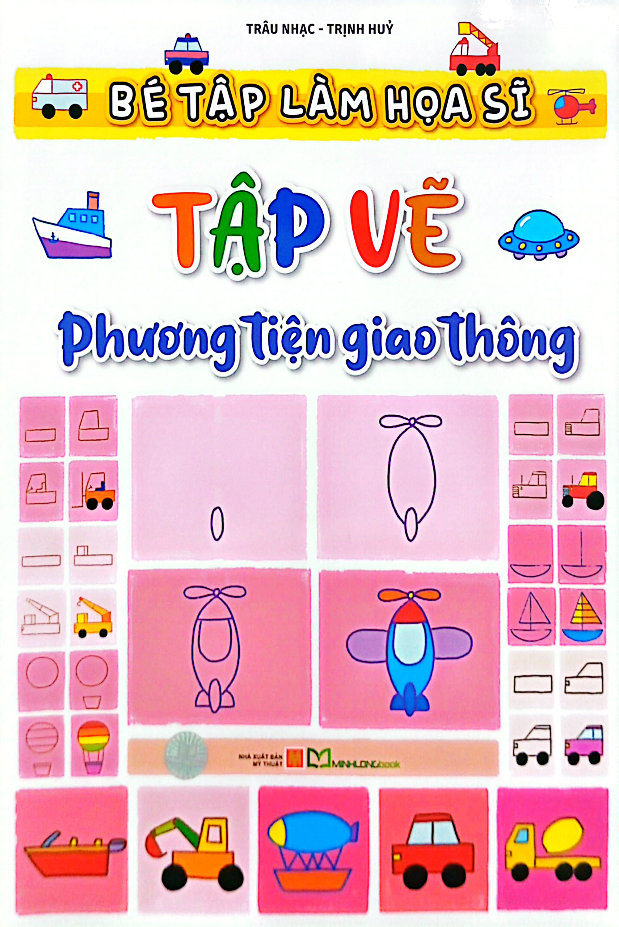 bé tập làm họa sĩ - tập vẽ phương tiện giao thông - Ảnh 2