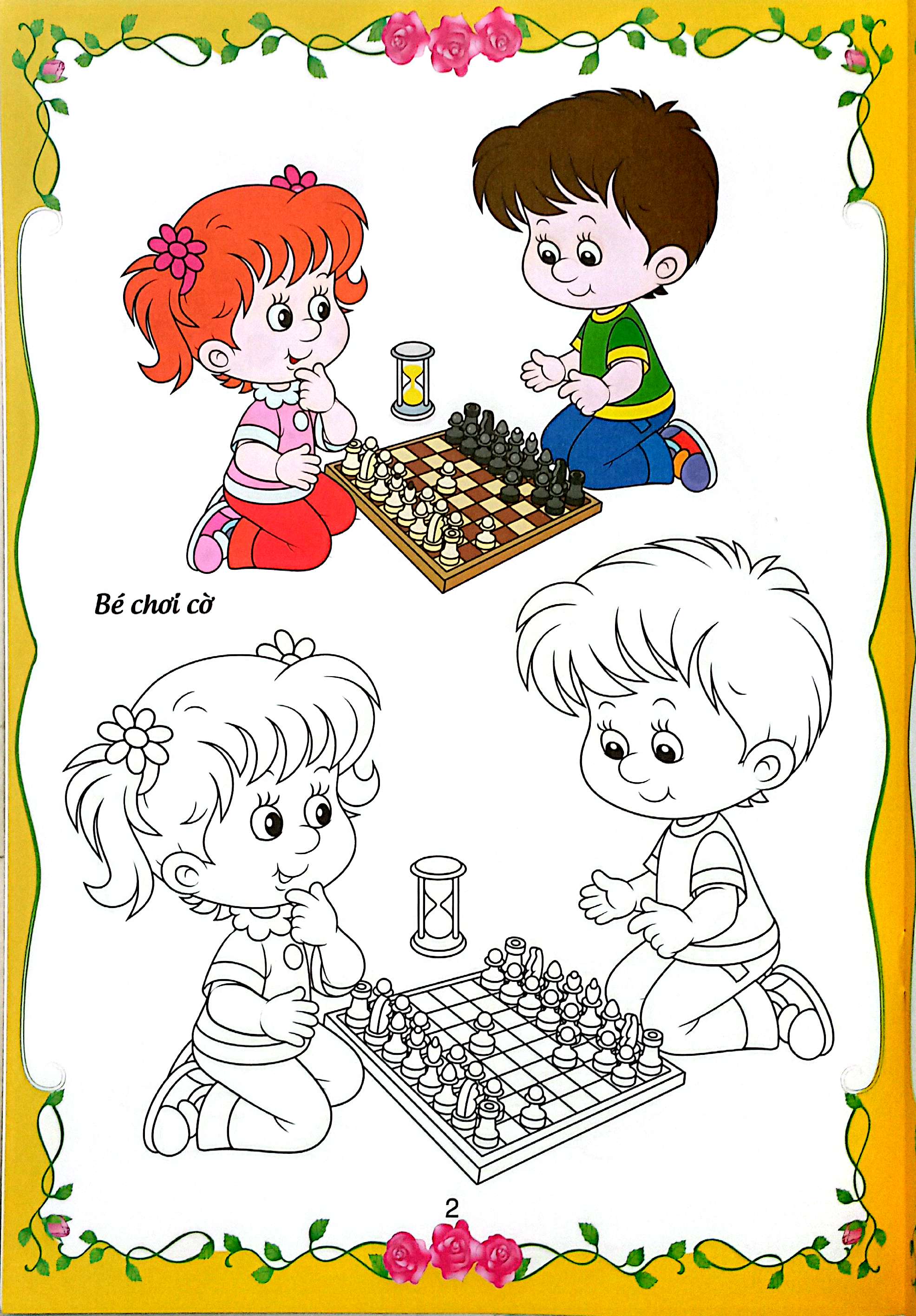 Bé Tập Tô Màu - Các Hoạt Động Vui Chơi Của Trẻ - Ảnh 4