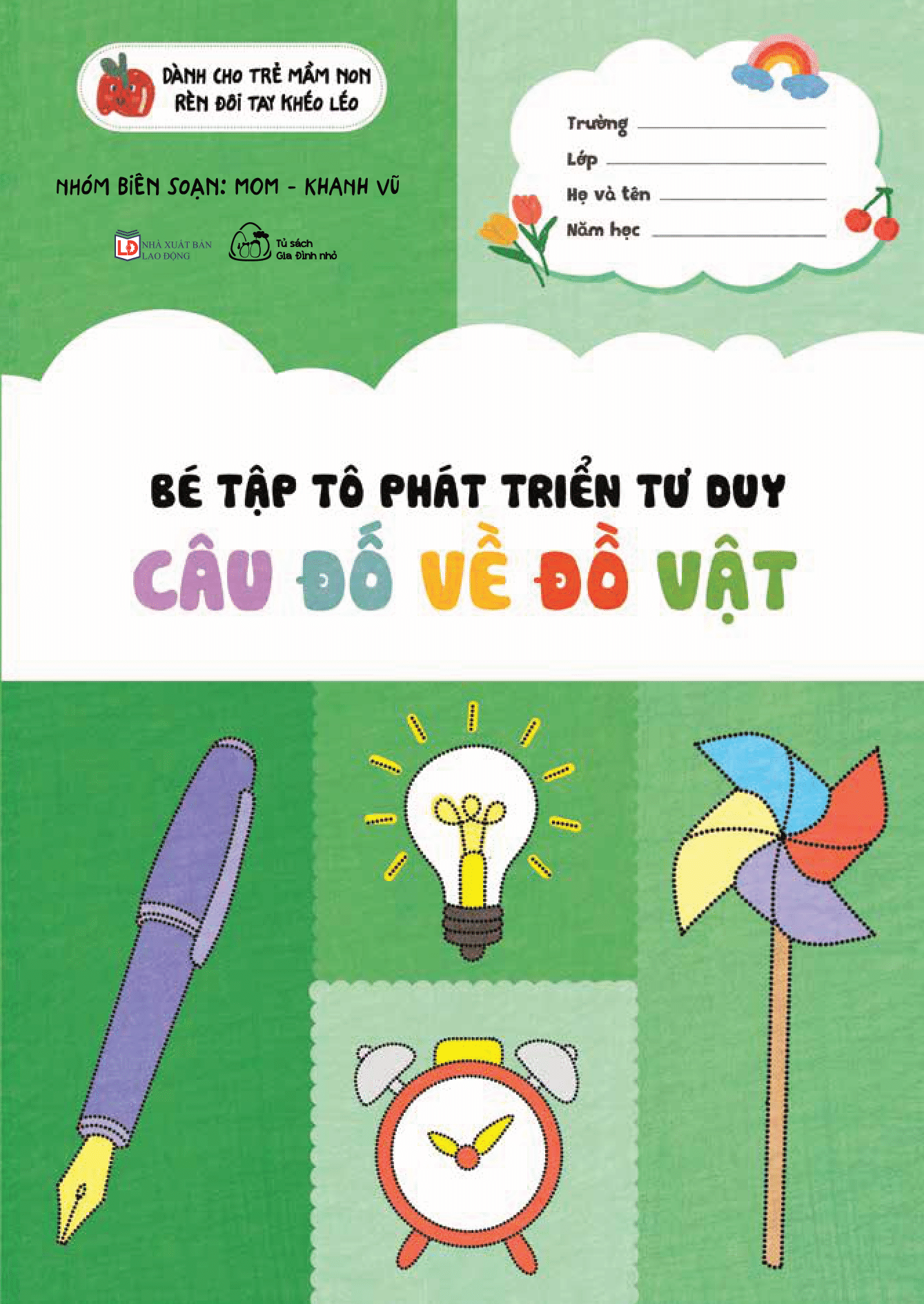 bé tập tô phát triển tư duy - câu đố về đồ vật - Ảnh 2