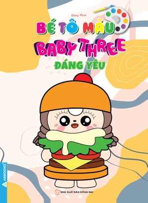 bé tô màu - baby three đáng yêu - Ảnh 2