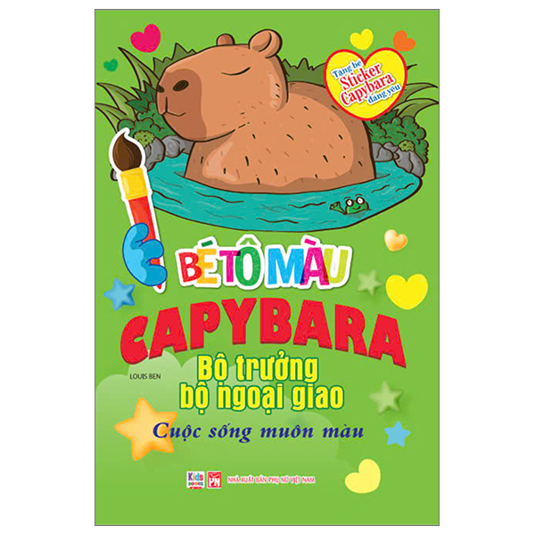 bé tô màu capybara - bộ trưởng bộ ngoại giao - cuộc sống muôn màu