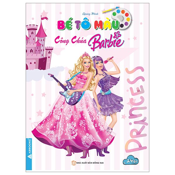 bé tô màu - công chúa barbie