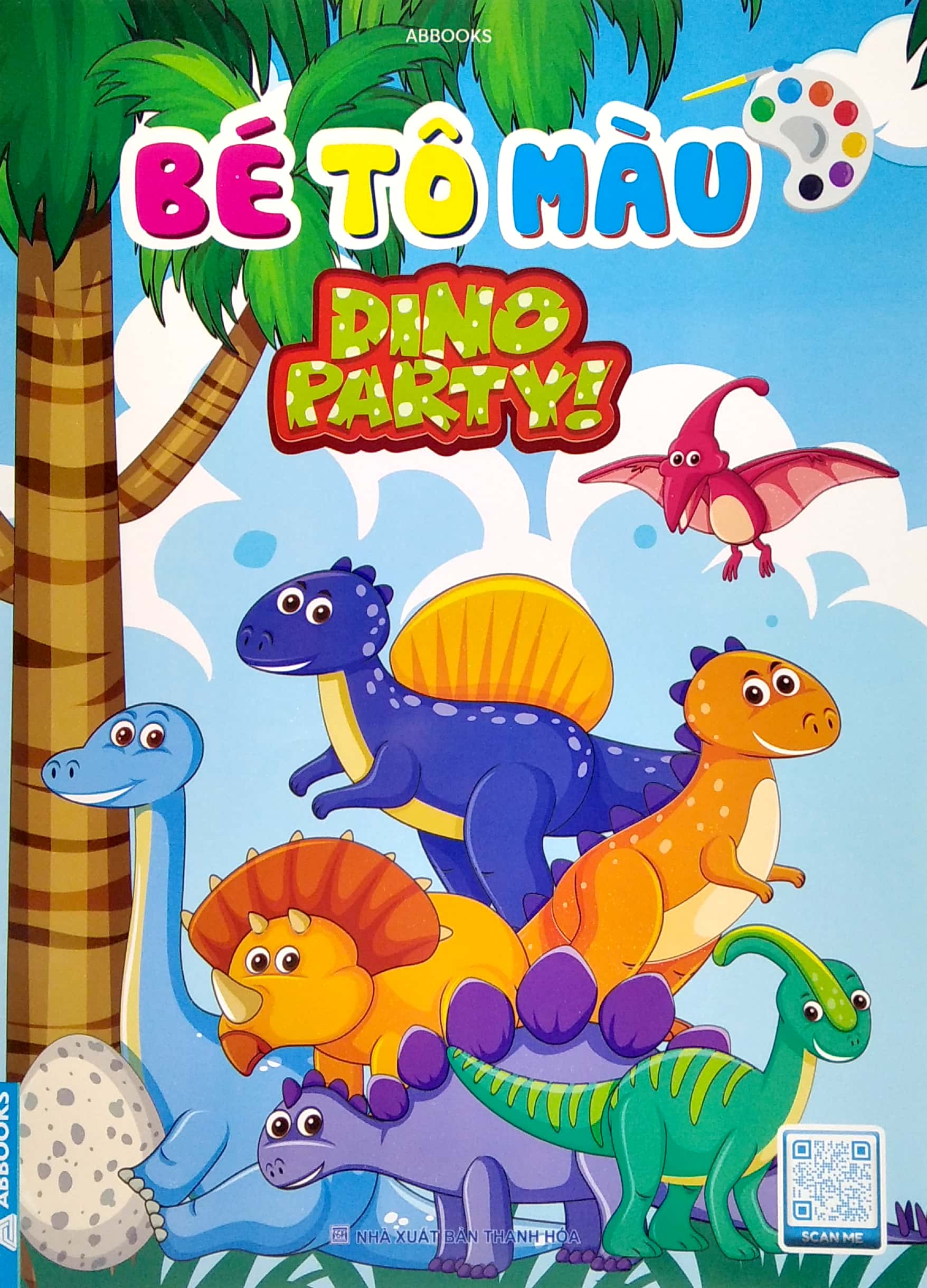 bé tô màu - dino party - Ảnh 2