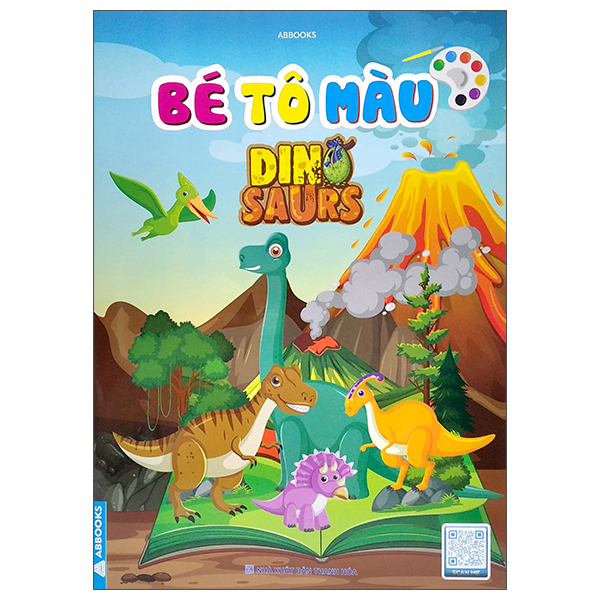 bé tô màu - dino saurs