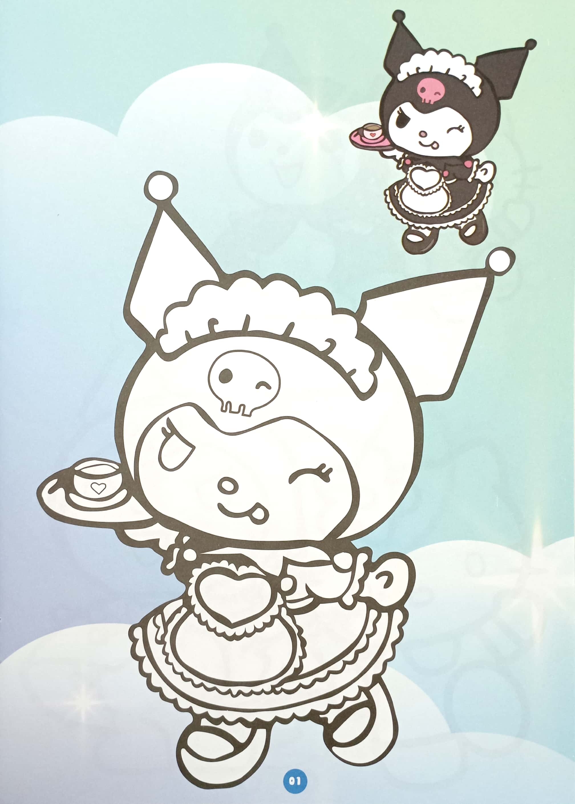 bé tô màu - kuromi vui hè cùng bạn - Ảnh 3
