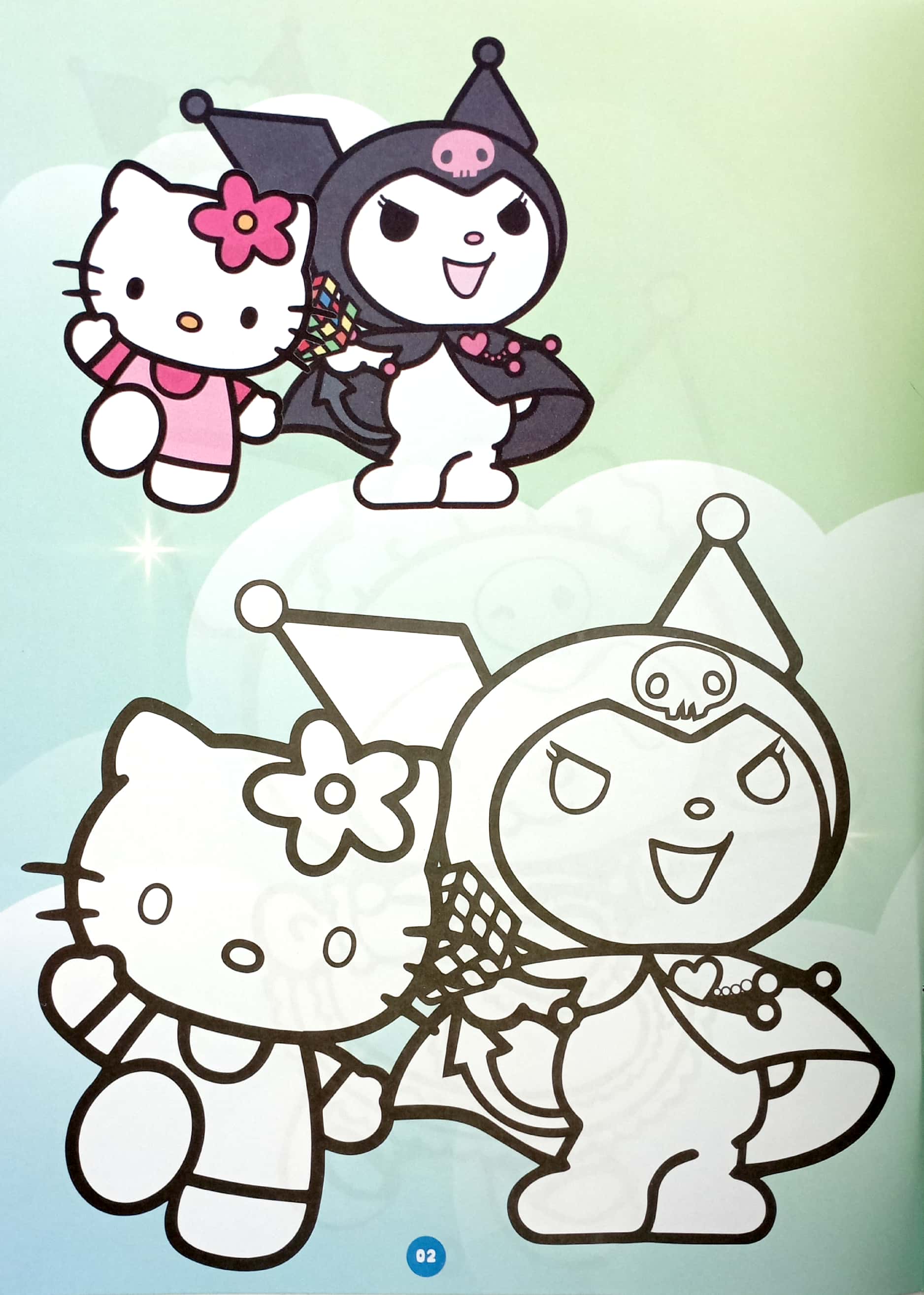 bé tô màu - kuromi vui hè cùng bạn - Ảnh 4