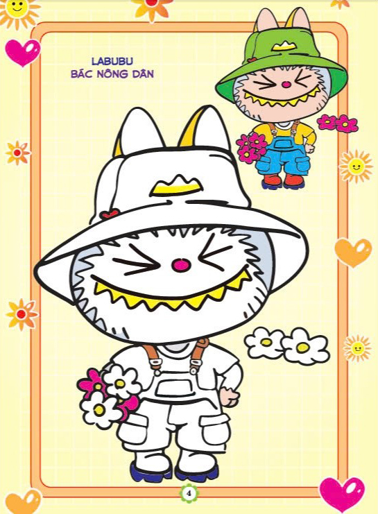 bé tô màu labubu giấc mơ kì diệu - Ảnh 5
