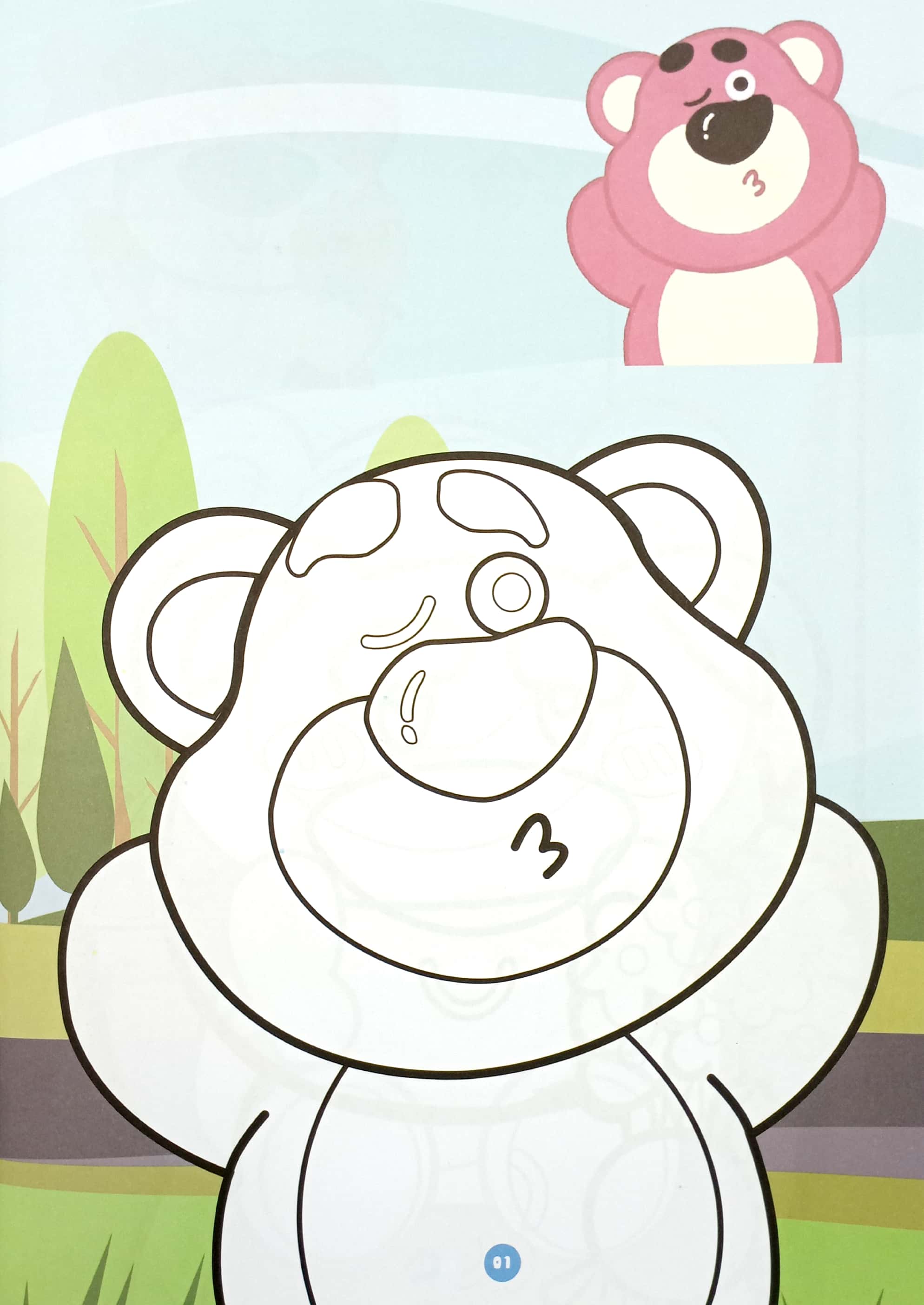 bé tô màu - lotso đi dạo phố - Ảnh 3