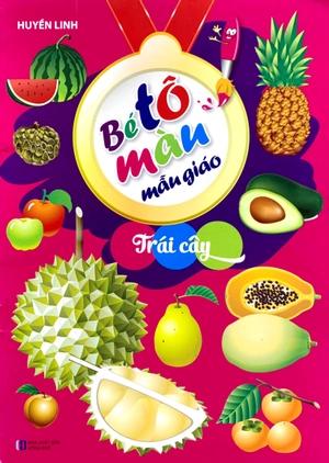 bé tô màu mẫu giáo - trái cây - Ảnh 3