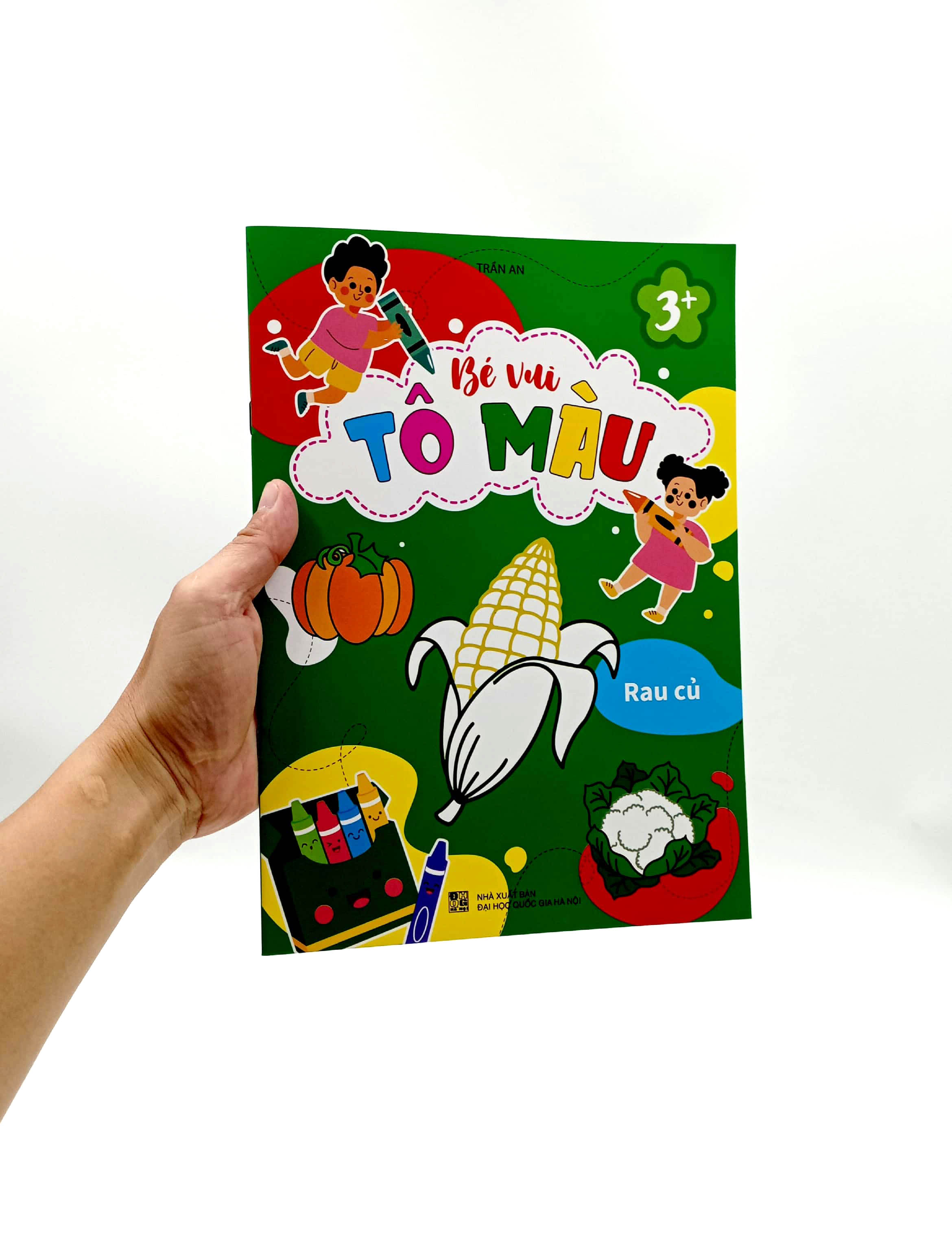 bé vui tô màu - rau củ - Ảnh 7