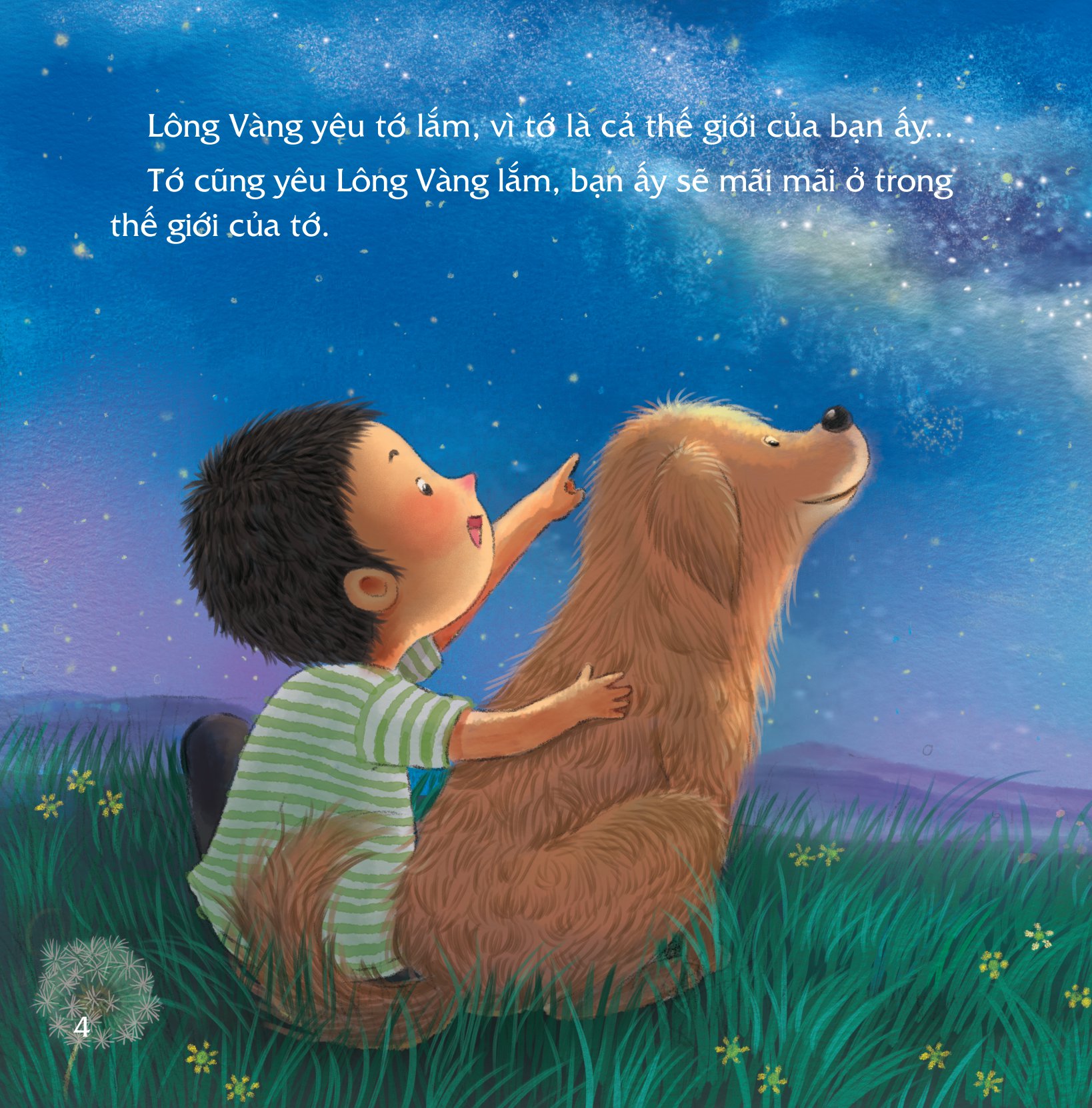 bé yêu cả nhà - lông vàng ơi, tớ yêu cậu lắm - Ảnh 4