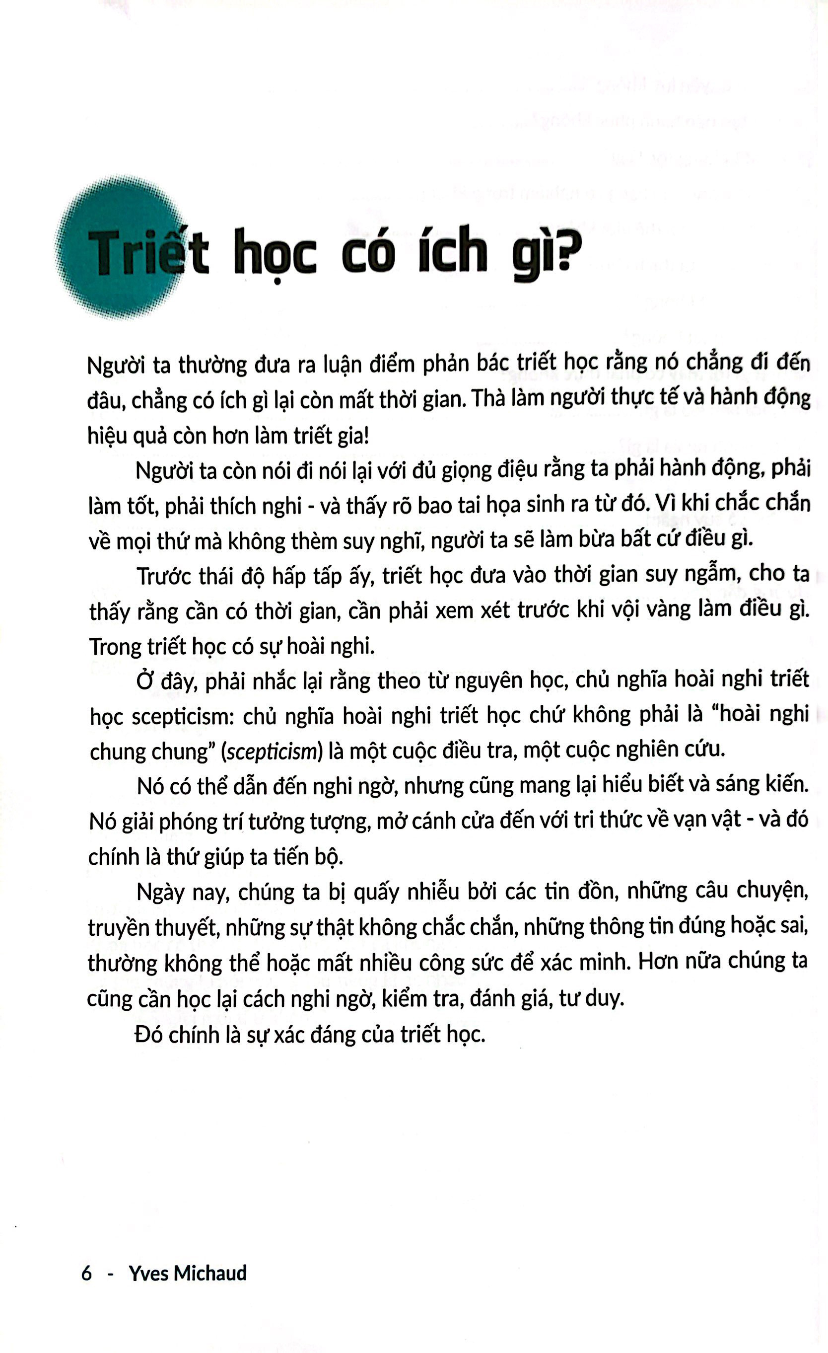 biết tuốt về triết - trò chuyện giữa triết gia và bạn trẻ về những vấn đề triết học căn bản - Ảnh 5