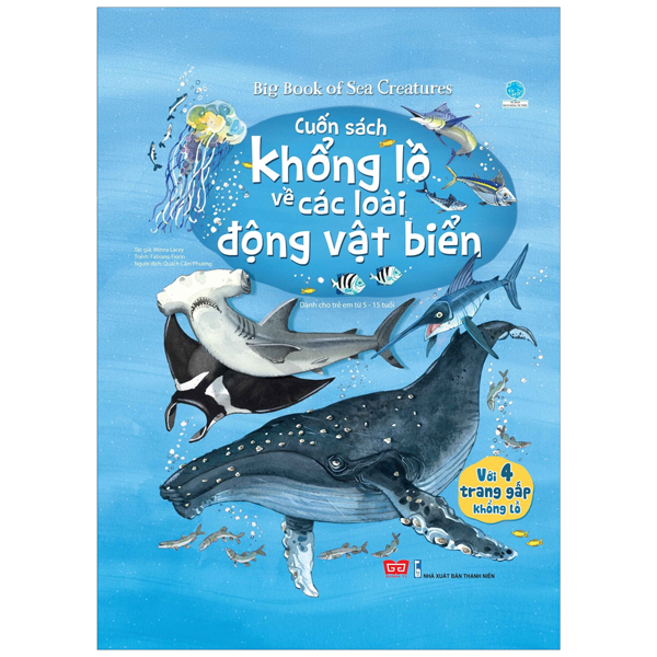 big book - cuốn sách khổng lồ về các loài động vật biển (tái bản)