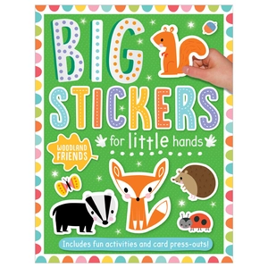big stickers for little hands woodland friends - Ảnh 2