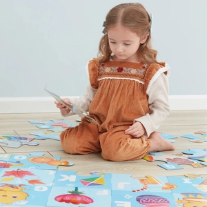 bilingual jumbo puzzle: letters a-z - Ảnh 6