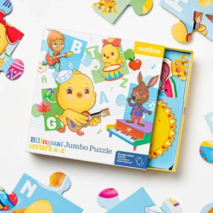bilingual jumbo puzzle: letters a-z - Ảnh 9
