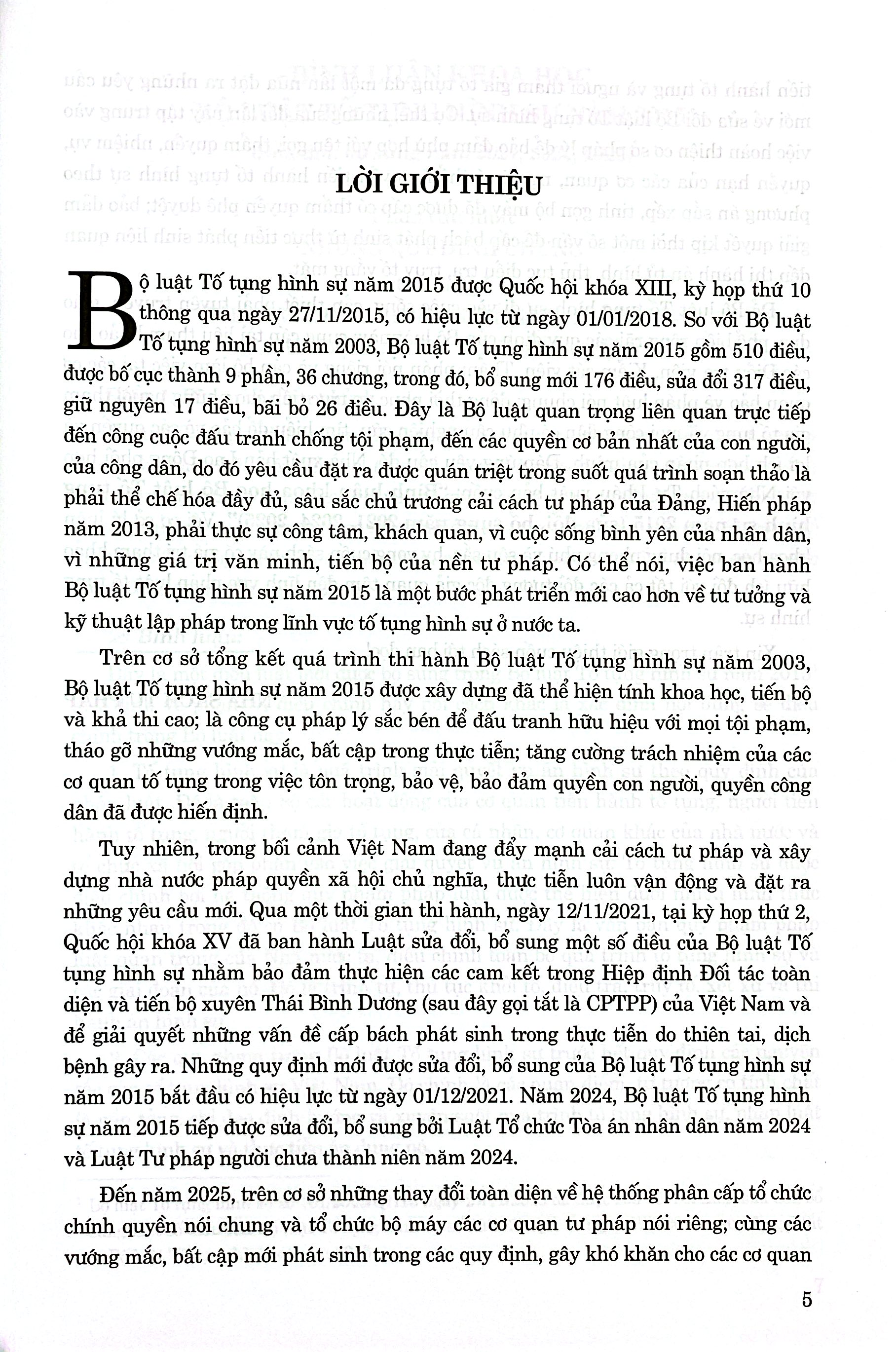 Bình Luận Khoa Học - Bộ Luật Tố Tụng Hình Sự Năm 2025 (Sửa Đổi, Bổ Sung Năm 2021, 2024, 2025) - Ảnh 4