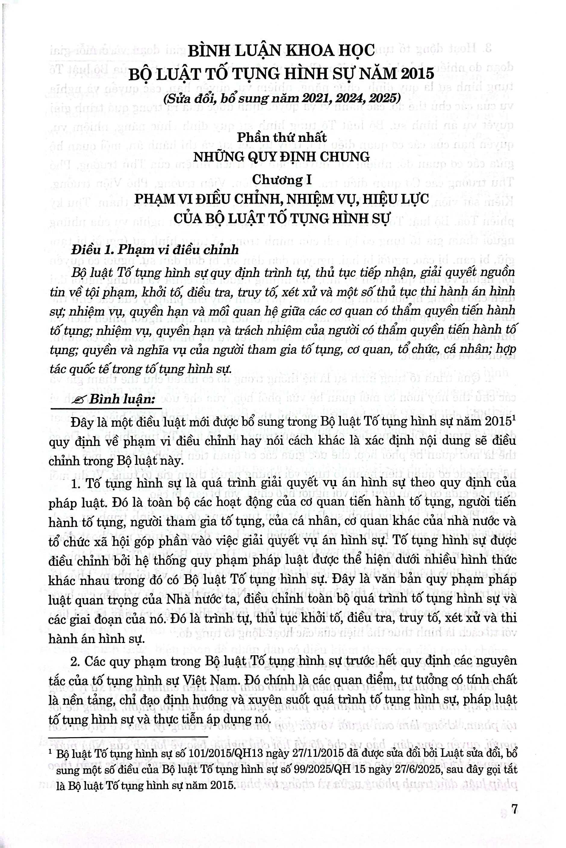 Bình Luận Khoa Học - Bộ Luật Tố Tụng Hình Sự Năm 2025 (Sửa Đổi, Bổ Sung Năm 2021, 2024, 2025) - Ảnh 5