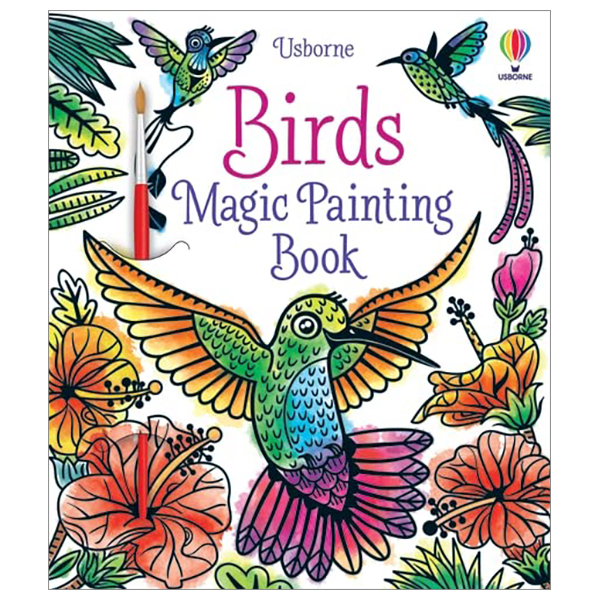 birds magic painting book