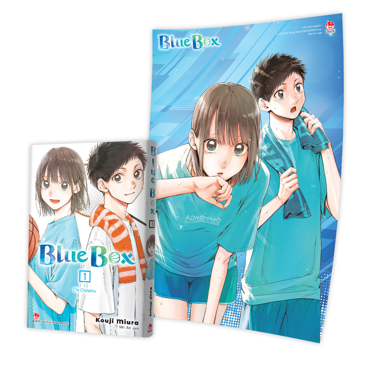 blue box - tập 1 - chị chinatsu - tặng kèm postcard + poster - Ảnh 3