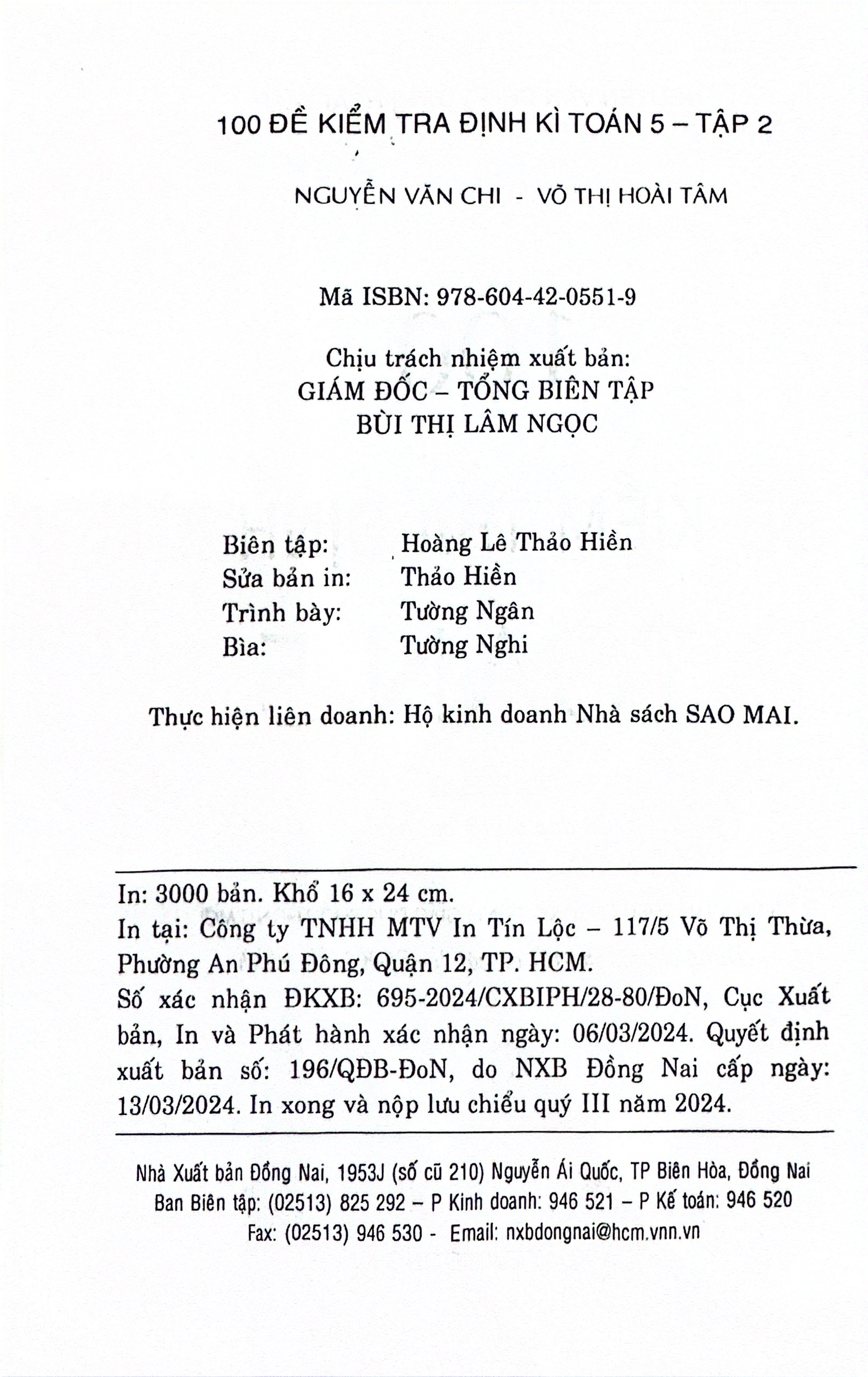 Bộ 100 Đề Kiểm Tra Định Kì Toán 5 - Tập 2 (Theo Chương Trình GDPT Mới) - Ảnh 7