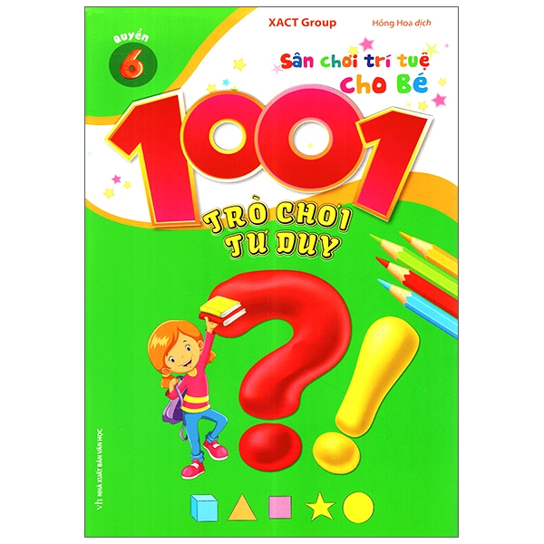 bộ 1001 trò chơi tư duy - quyển 6