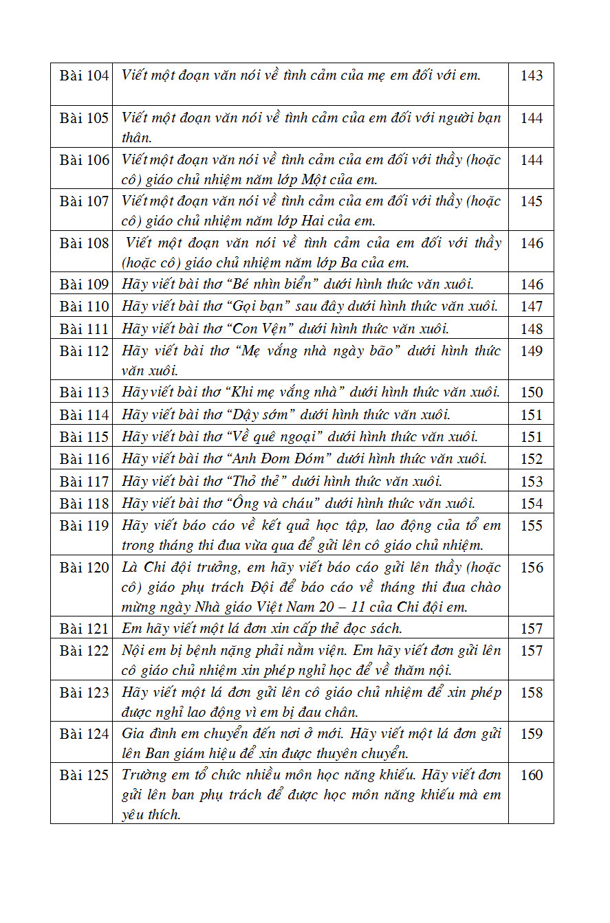 bộ 125 bài và đoạn văn hay 3 - Ảnh 9