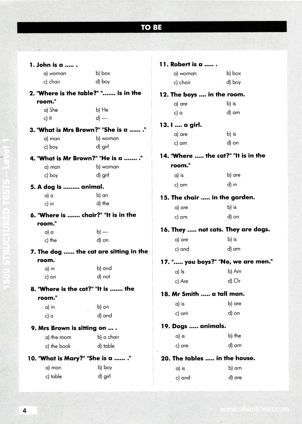 bộ 1500 structured tests level 1 - Ảnh 4