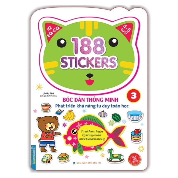 bộ 188 stickers - bóc dán thông minh phát triển khả năng tư duy toán học (4 - 5 tuổi) - tập 3 - Ảnh 2