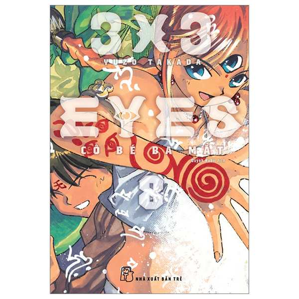 bộ 3x3 eyes - cô bé ba mắt - tập 8 - tặng kèm card giấy