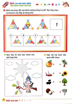 bộ 668 câu hỏi phát triển trí thông minh cho trẻ - tập 4 - Ảnh 5