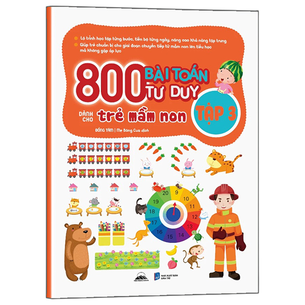 Bộ
						
										
										800 Bài Toán Tư Duy Dành Cho Trẻ Mầm Non - Tập 1 - Ảnh 3