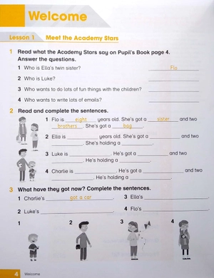 bộ academy stars 3 workbook with digital workbook - Ảnh 5