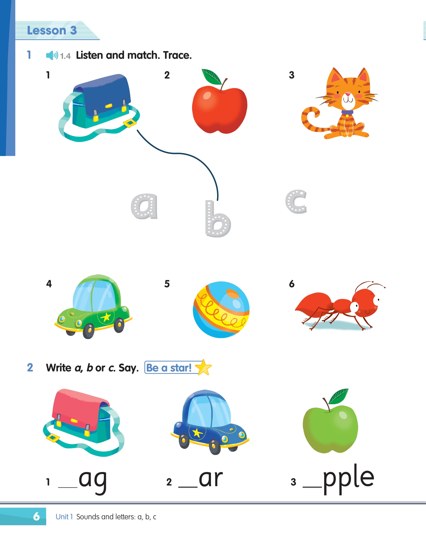 Bộ Academy Stars Starter - Alphabet Book - Ảnh 7