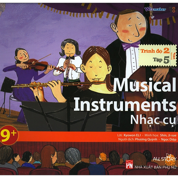 bộ all story - musical instruments - nhạc cụ - trình độ 2 (tập 5) - Ảnh 2