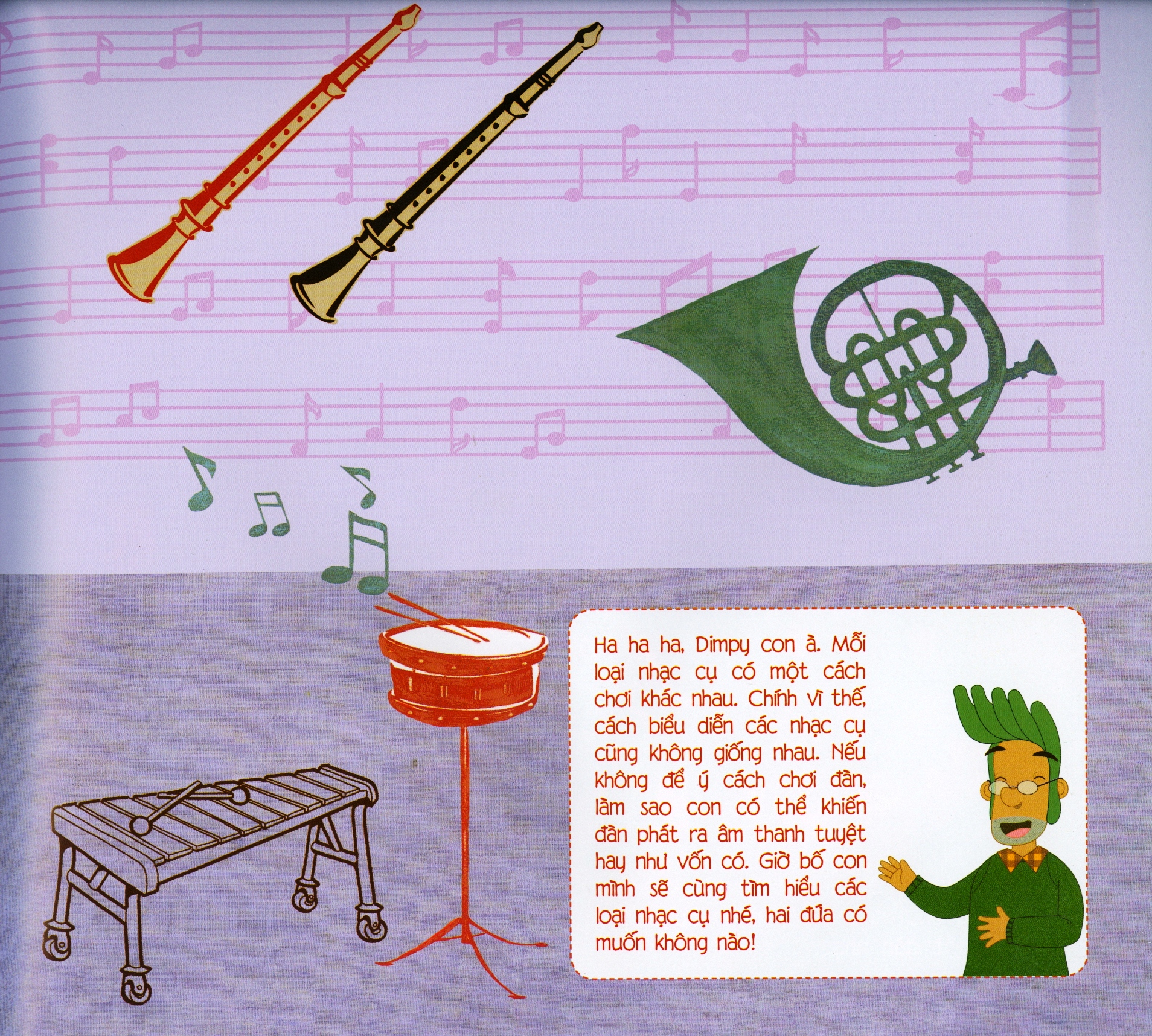 bộ all story - musical instruments - nhạc cụ - trình độ 2 (tập 5) - Ảnh 5