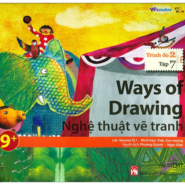 bộ all story - ways of drawing - nghệ thuật vẽ tranh - trình độ 2 (tập 7)