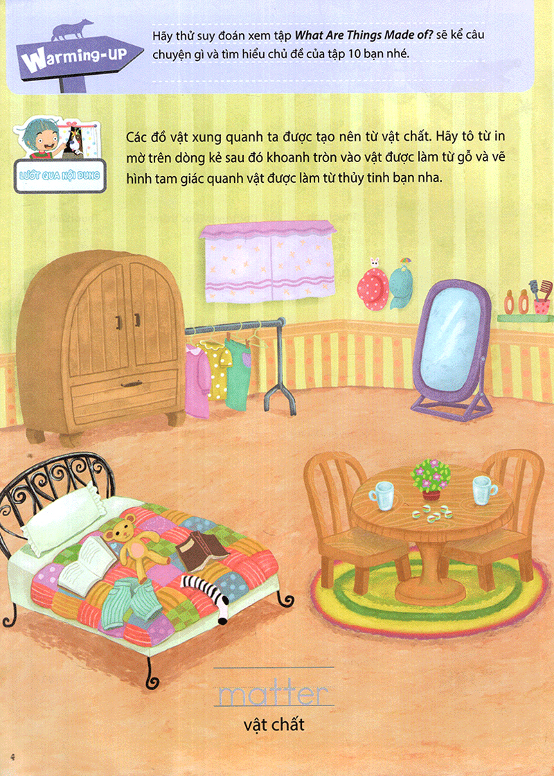 bộ all story - what are things made of ? - vật chất - trình độ 1 (tập 10) - Ảnh 5