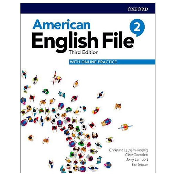 bộ american english file: level 2: students book with online practice - 3rd edition