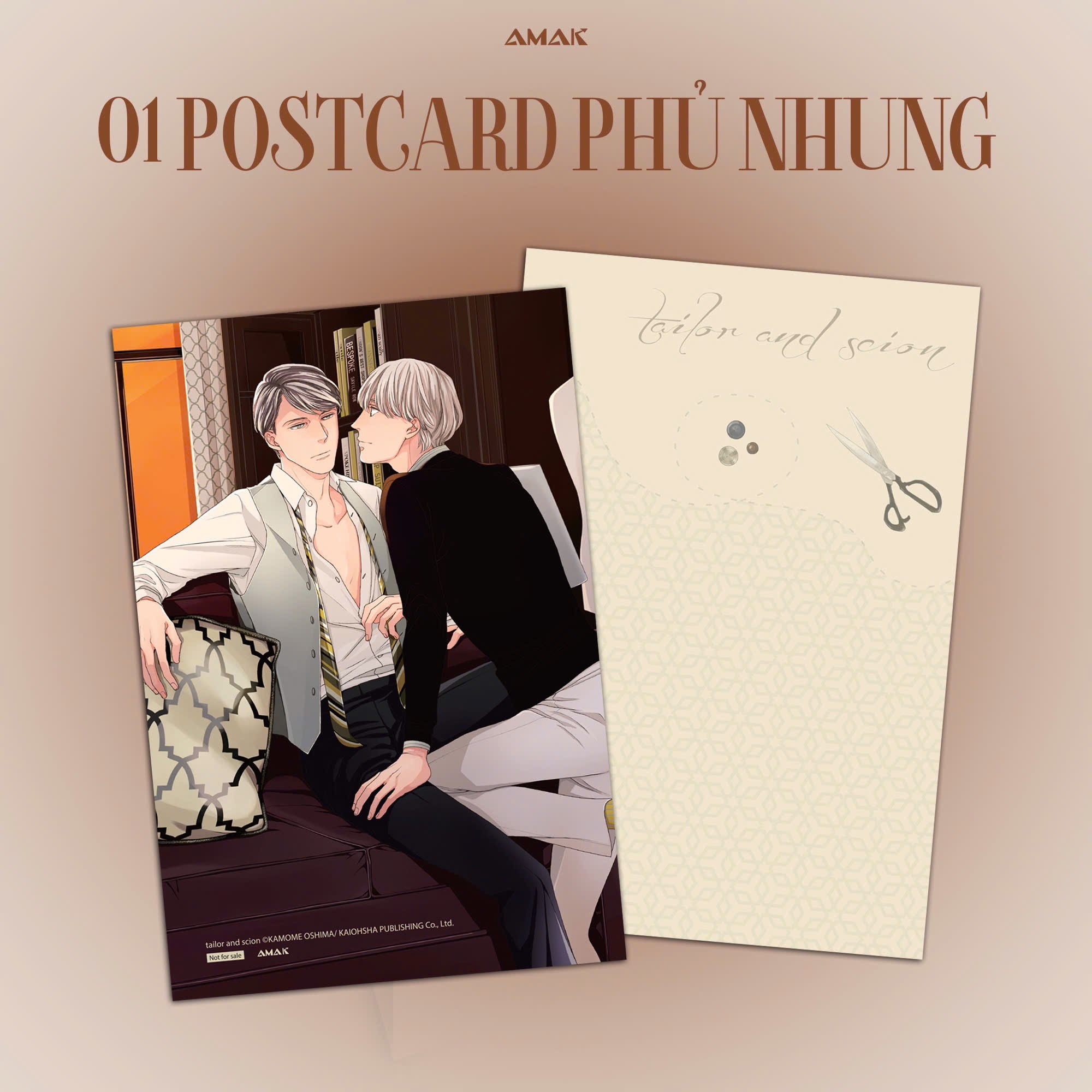 Bộ Anh Thợ May Và Cậu Chủ Trẻ - Tập 2 - Tặng Kèm Bìa Áo Rời Phủ Nhung + Postcard Phủ Nhung + PVC Standee + Đai Sách - Ảnh 4