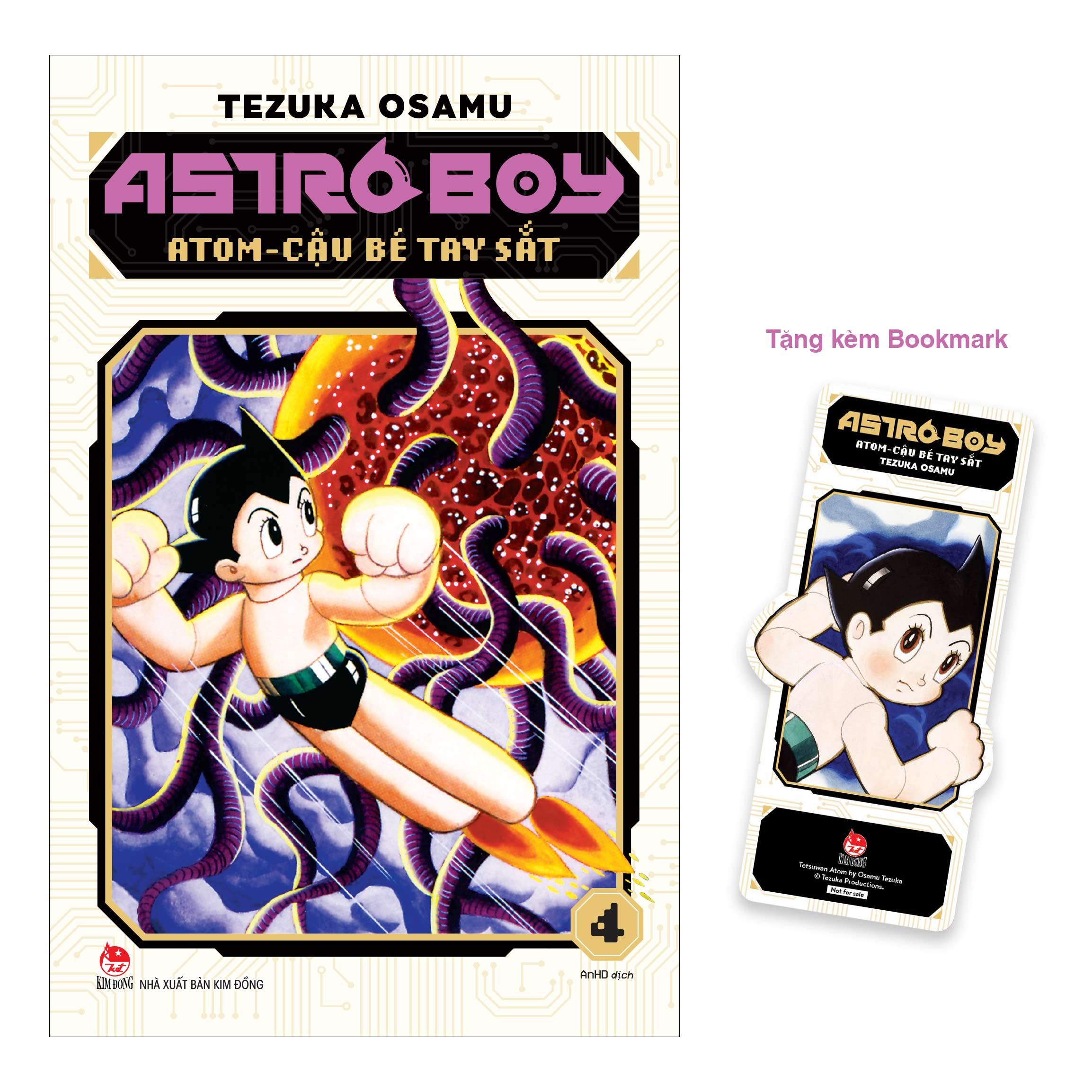 Bộ Astro Boy - Atom Cậu Bé Tay Sắt - Tập 4 - Tặng Kèm Bookmark - Ảnh 2