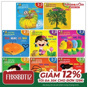 bộ bách khoa toàn thư cho bé (2-3 tuổi) (bộ 8 cuốn)
