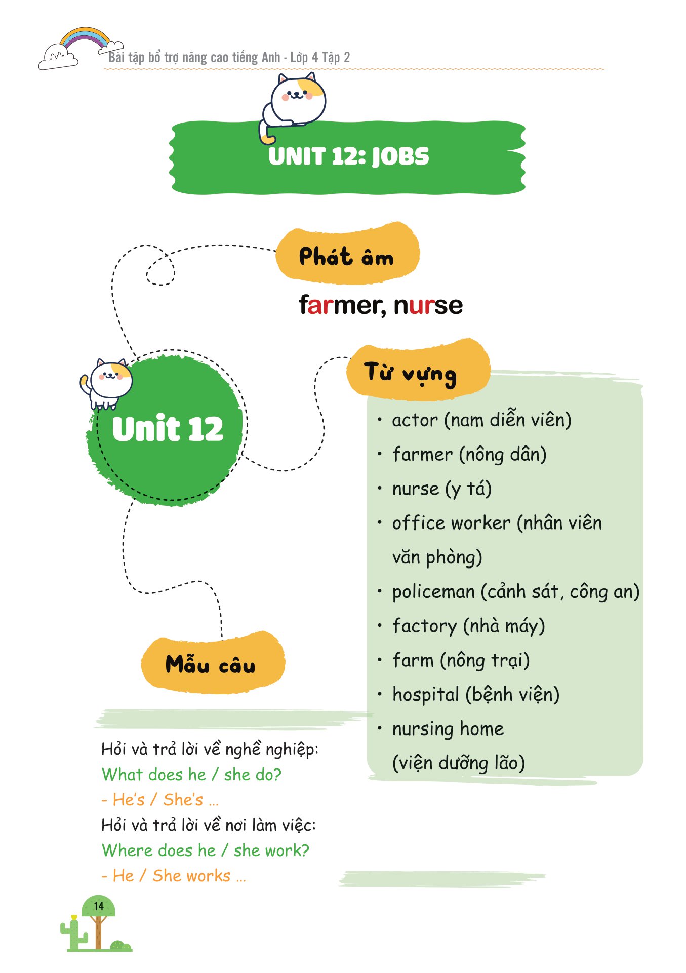 bộ bài tập bổ trợ nâng cao tiếng anh lớp 4 - tập 2 (theo giáo khoa tiếng anh global sucsess) - Ảnh 13